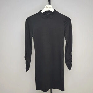 Fashion Nova Ruched Sleeve  Dress